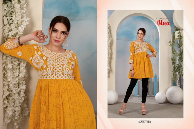 Alora By Maa 1001-1004 Short Designer Kurtis Catalog